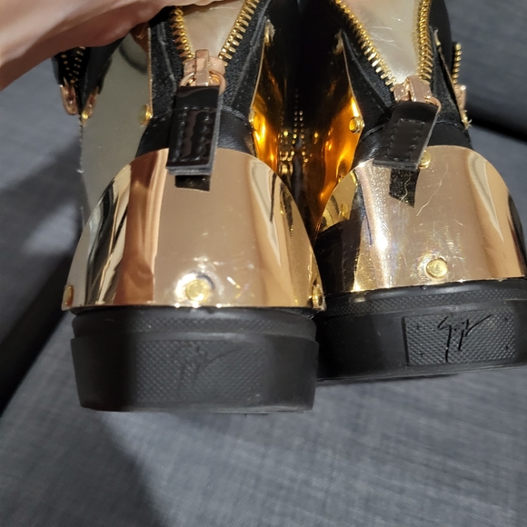 Giuseppe Zanotti hi top sneakers size 8-8.5 - Picture 8 of 11